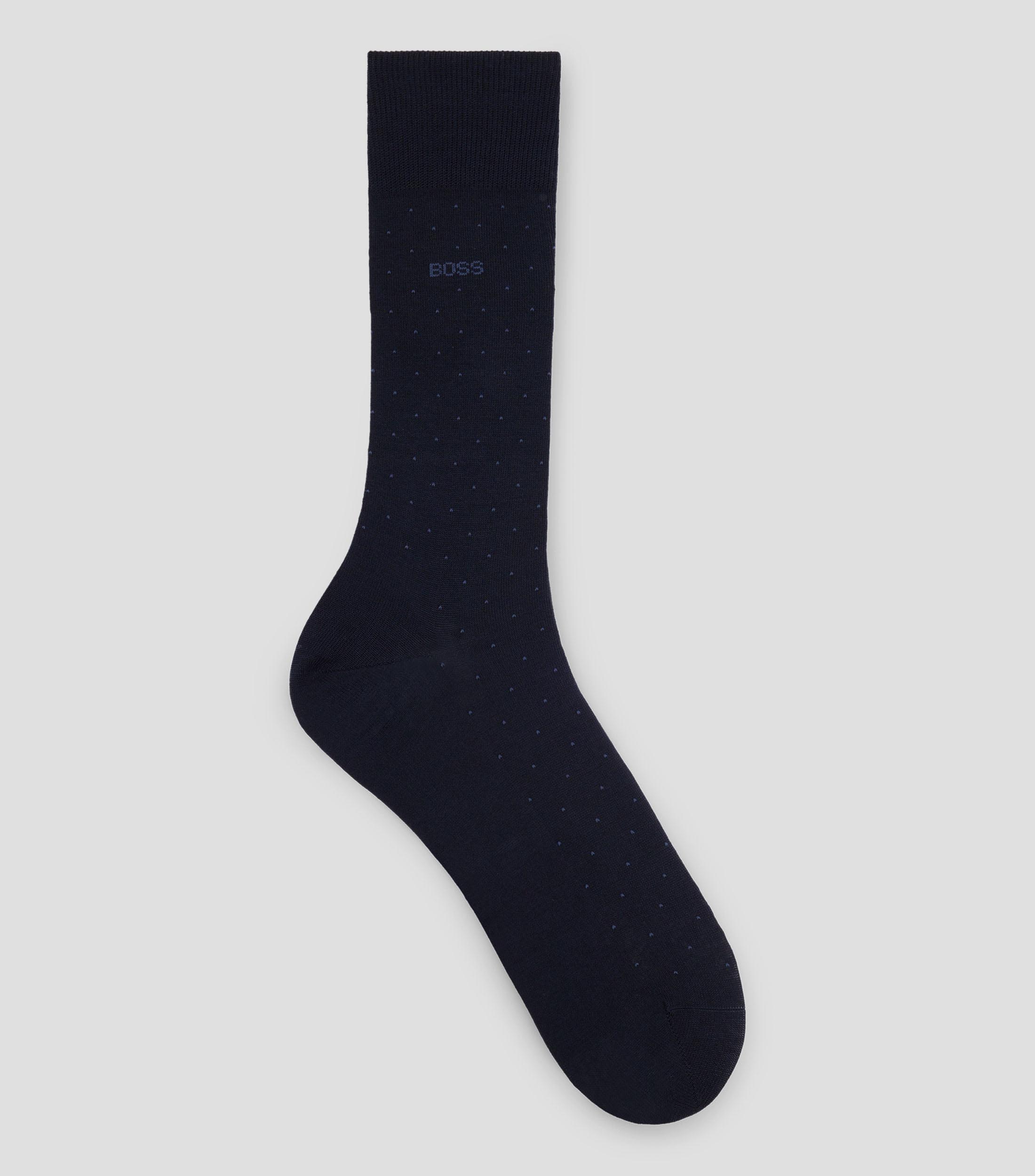 Calcetines de largo normal en mezcla de algodón mercerizado Hombre